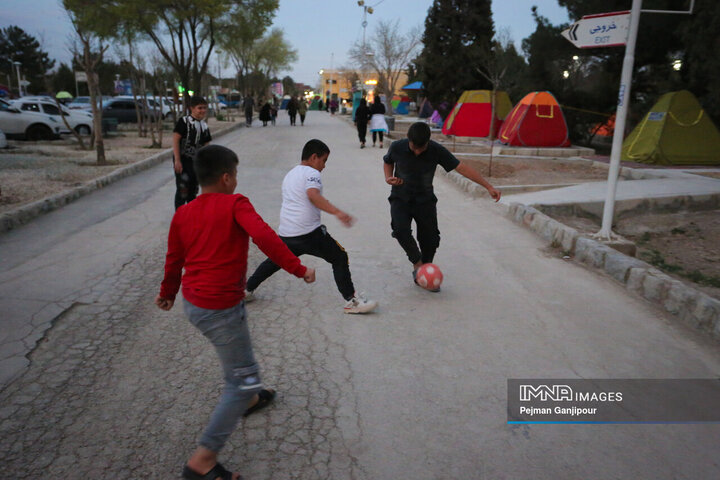 مجموعه باغ فدک در یازدهمین روز از تعطیلات نوروزی
