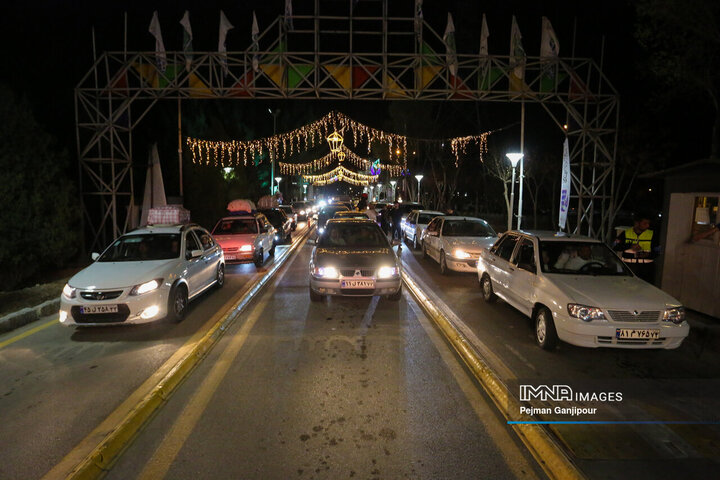 مجموعه باغ فدک در یازدهمین روز از تعطیلات نوروزی