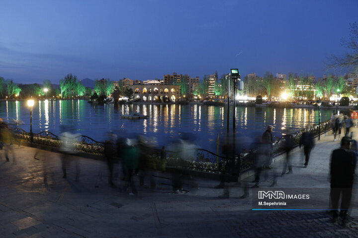 مسافران نوروزی در تبریز