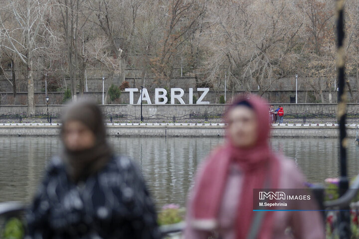 مسافران نوروزی در تبریز