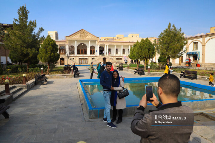 مسافران نوروزی در تبریز