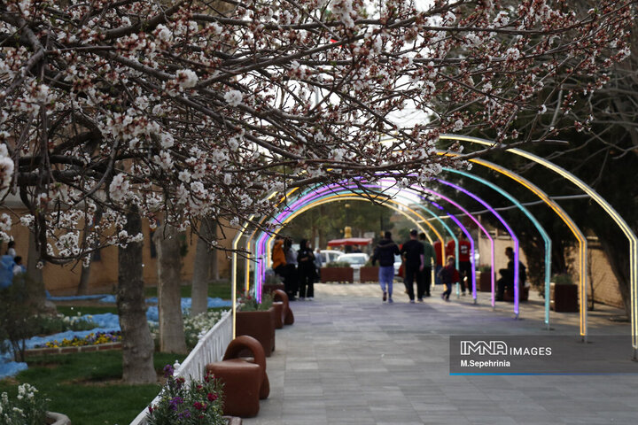 مسافران نوروزی در تبریز