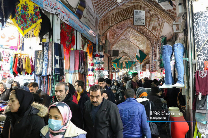 مسافران نوروزی در تبریز