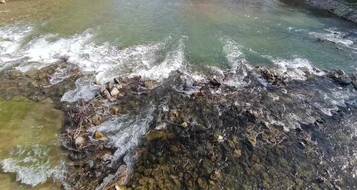 فیلم| حجم خروجی سد زاینده رود