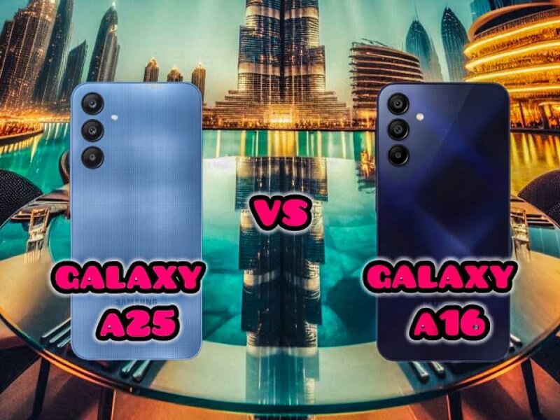 قیمت گوشی a16 + مقایسه با A25