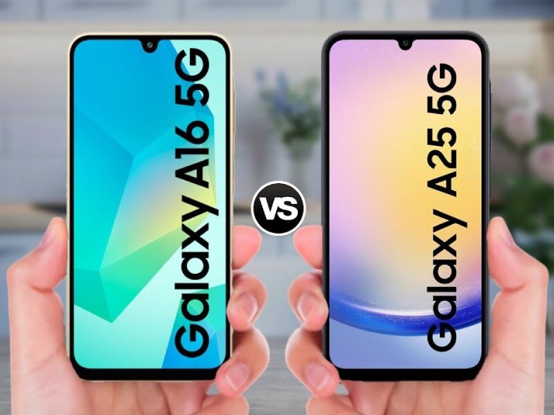 قیمت گوشی a16 + مقایسه با A25