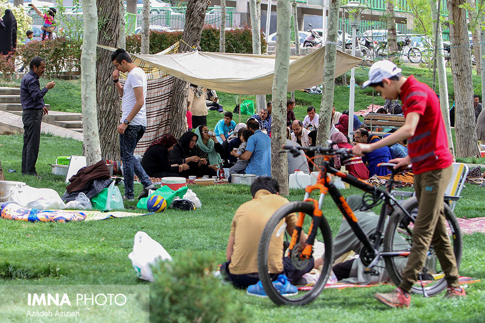 هم‌نفس با طبیعت در سیزدهمین روز بهار