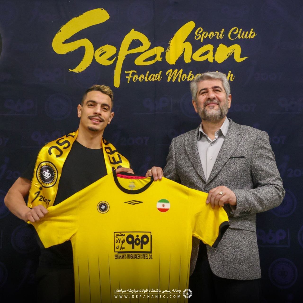 ویسام بن یدر به تیم سپاهان پیوست+عکس