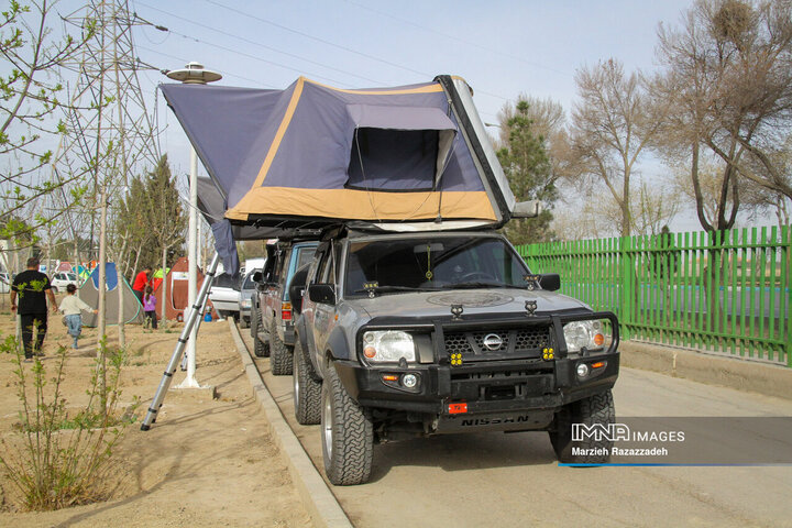 آخرین روز تعطیلات نوروزی در باغ فدک