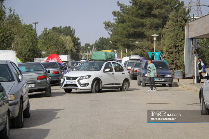 آخرین روز تعطیلات نوروزی در باغ فدک