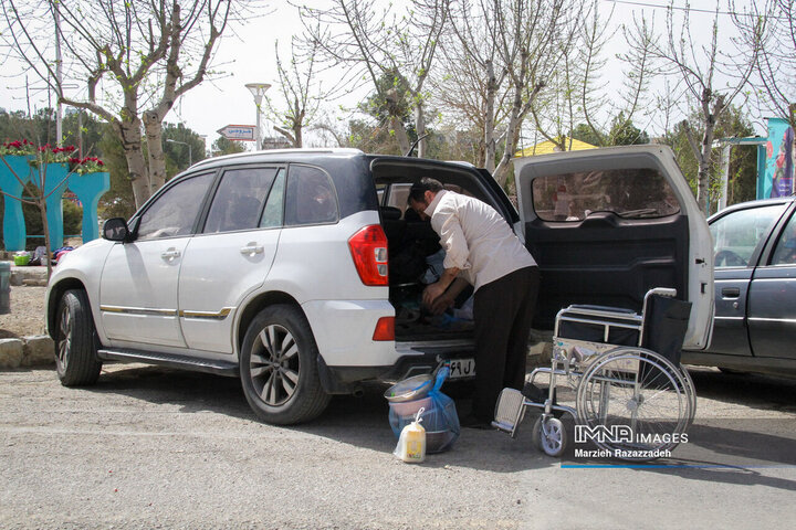 آخرین روز تعطیلات نوروزی در باغ فدک