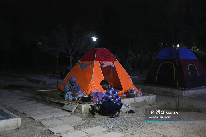 آخرین روز تعطیلات نوروزی در باغ فدک