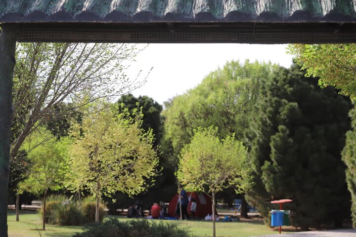 اسکان بیش از ۱۰۰ هزار زائر و مسافر نوروزی در بوستان‌های شهر قم