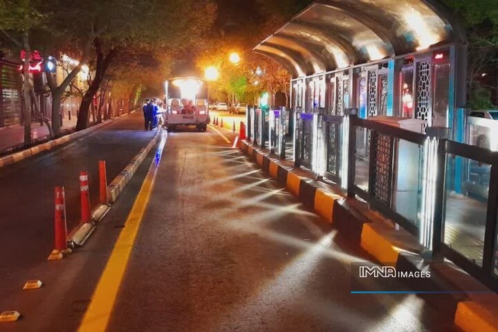 معابر منطقه یک اصفهان با روش نانو خط‌کشی شد