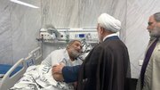 عیادت رئیس قوه قضاییه از جانبازان دفاع مقدس