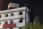 مشخص شدن علت اولیه آتش‌سوزی درمانگاه خیابان مشیریه