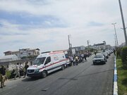 مصدومیت ۵ نفر بر اثر برخورد چند خودرو و موتورسیکلت در بابلسر