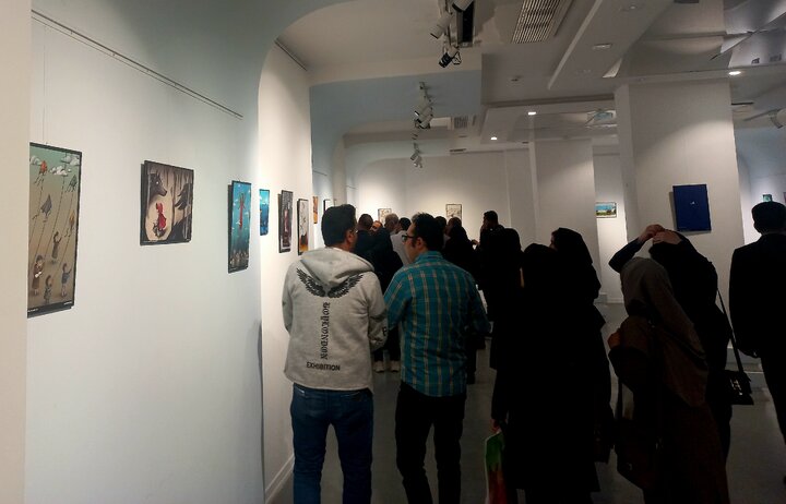 نمایشگاه گروهی کاریکاتور در سنندج افتتاح شد