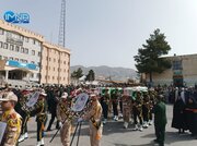 مراسم تشییع پیکر پاک شهدای مرزبانی در ایلام برگزار شد + فیلم و تصاویر