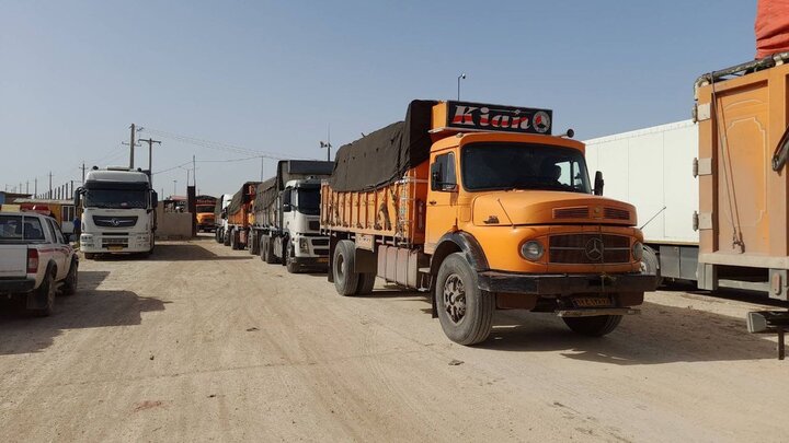 افزایش ۲۲ درصدی ترانزیت کالا از مرز مهران در نیمه نخست سال جاری