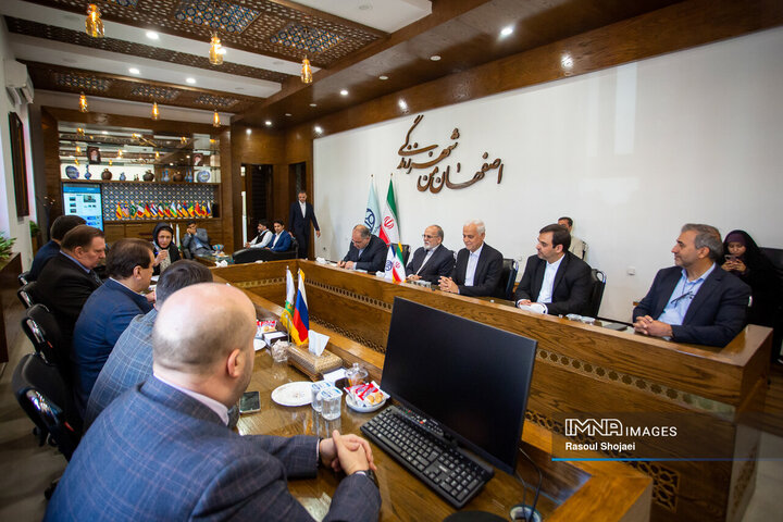 دیدار شهردار اصفهان و کازان روسیه