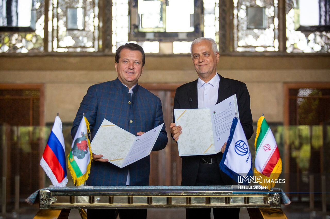 Isfahan, Kazan Sign Sister City Agreement, Paving Way for Cultural and Economic Cooperatio