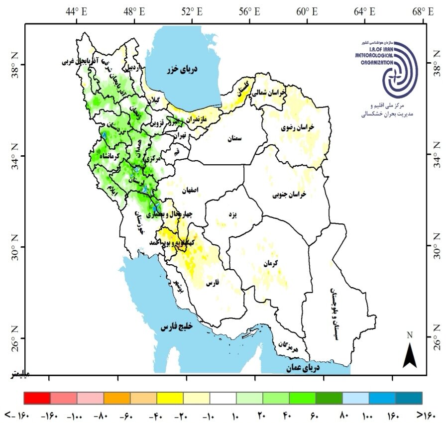 آخرین وضعیت خشکسالی در کشور + جزئیات جدیدترین پیش بینی بارشها در ایران