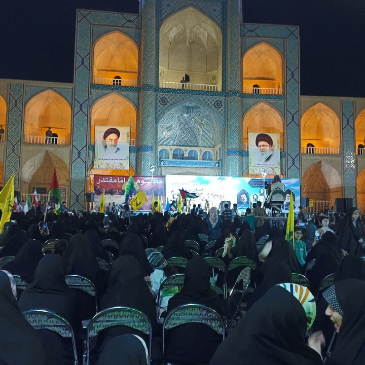 فیلم| تجمع مردم دارالعباده در حمایت از مردم مظلوم غزه