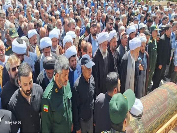 پیکر حجت‌الاسلام بنیادی در جوار امامزاده سیدمحمد نوربخش (ع) آرام گرفت