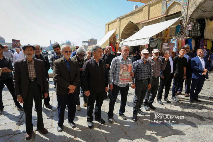 تجمع اعتراضی بازاریان اصفهان در محکومیت جنایات رژیم صهیونیستی