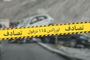 حادثه رانندگی در شهرستان دزفول یک کشته و ۵ مصدوم برجای گذاشت