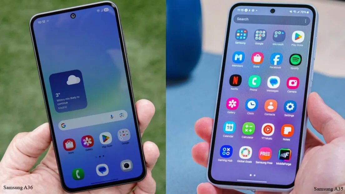 قیمت گوشی گلکسی A36 سامسونگ + مشخصات و مقایسه با A35
