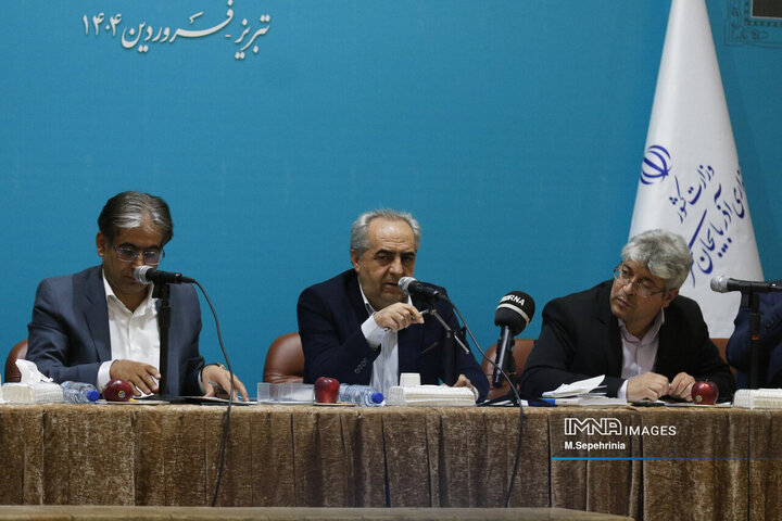 نشست خبری استاندار تبریز