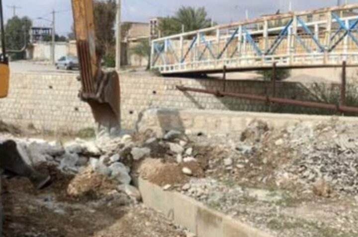 آغاز عملیات  احداث پل فرخ‌آباد برای تسهیل تردد در  ایام اربعین