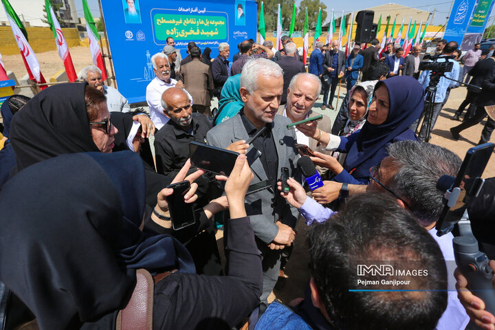 آیین آغاز 1300 میلیارد پروژه در شهر اصفهان