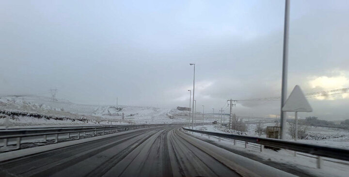 بارش برف تابستانی در ارتفاعات آذربایجان شرقی