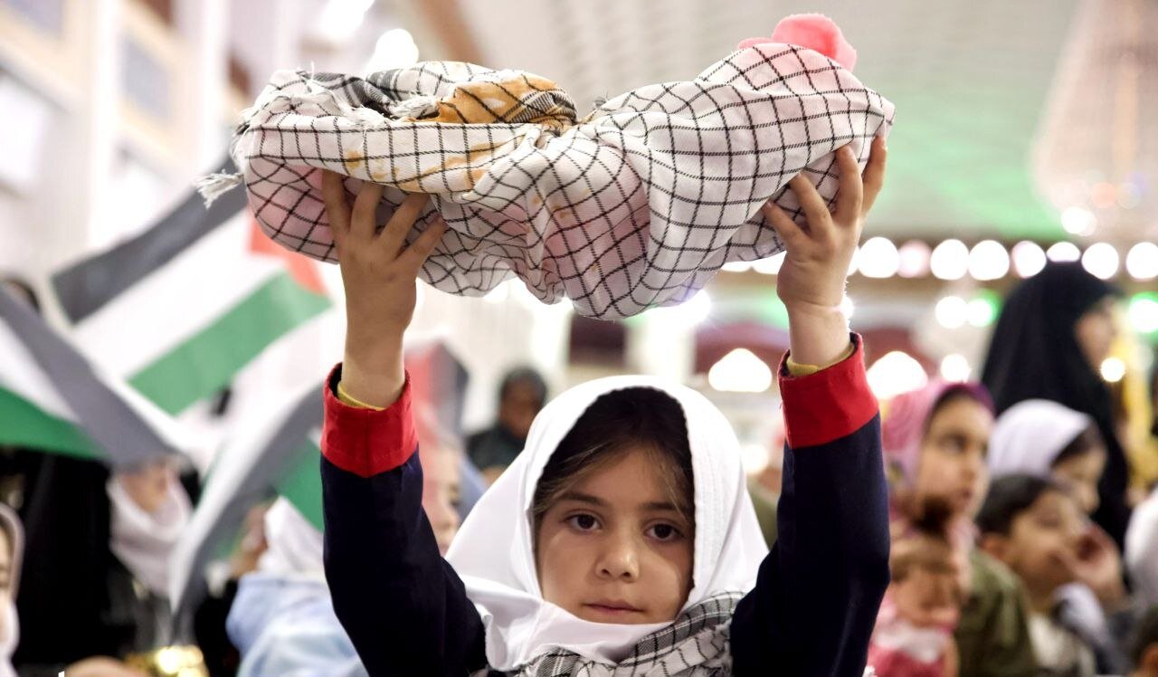 تجمع مردم تبریز در محکومیت جنایات صهیونیستها در غزه