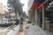 استمرار نهضت پیاده‌روسازی معابر منطقه ۷ اصفهان