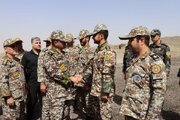 بازدید فرمانده قرارگاه مشترک پدافند هوایی خاتم‌الانبیاء (ص) از گروه فردو