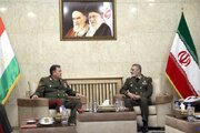 دیدار وزیر دفاع تاجیکستان با فرمانده کل ارتش ایران