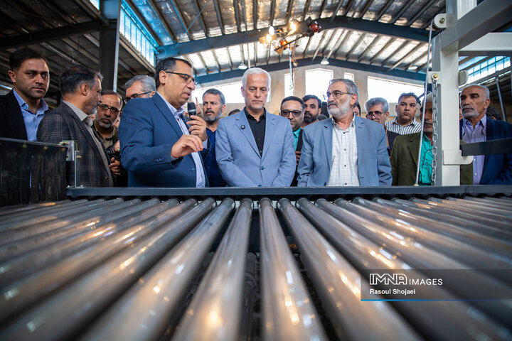 آیین بهره‌برداری از پروژه‌های میدان مرکزی میوه و تره‌بار اصفهان