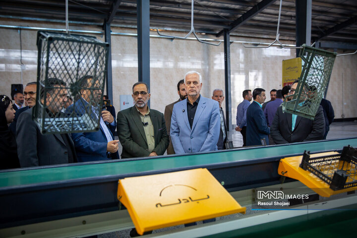 آیین بهره‌برداری از پروژه‌های میدان مرکزی میوه و تره‌بار اصفهان