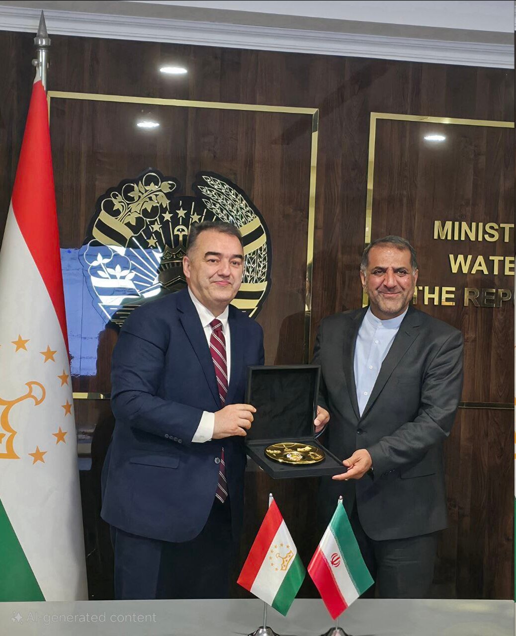 دیدار معاون عارف با یک وزیر تاجیکستانی