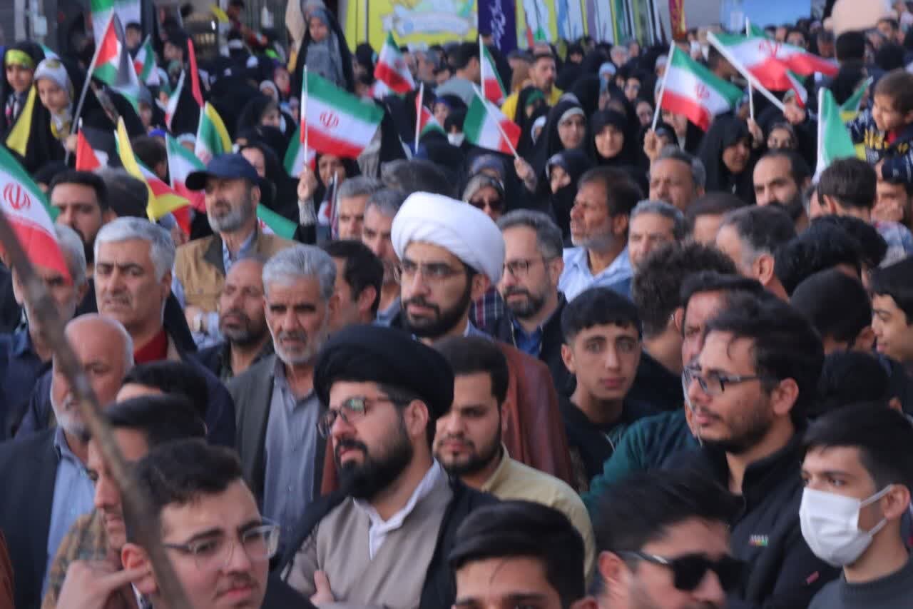 تجمع مردم اراک در محکومیت جنایات وحشیانه رژیم صهیونیستی