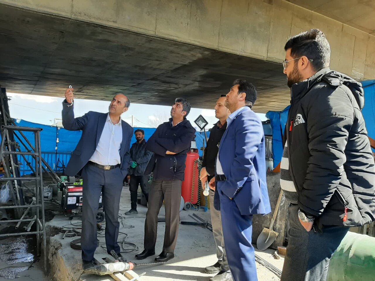 عملیات بهسازی پل شهید شاهمرادی انجام شد