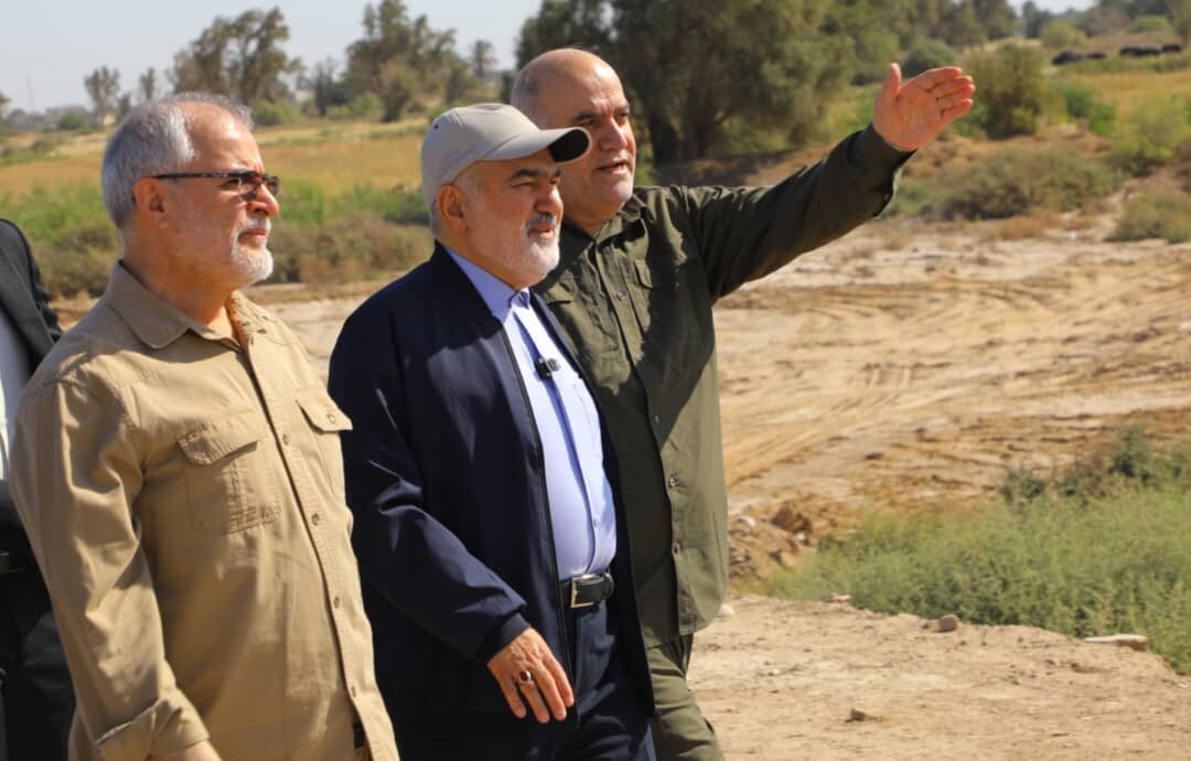 بازدید معاون وزیر کشور از اردوگاه اسکان زائران اربعین و شهرستان حمیدیه