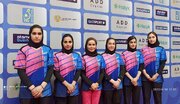 گام محکم تیم تنیس روی میز دختران ایران در مسابقات قهرمانی آسیای میانه