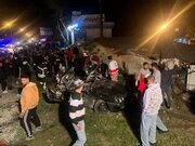 ۲ فوتی و ۴ مصدوم در پی برخورد ۲ خودروی سواری در مازندران