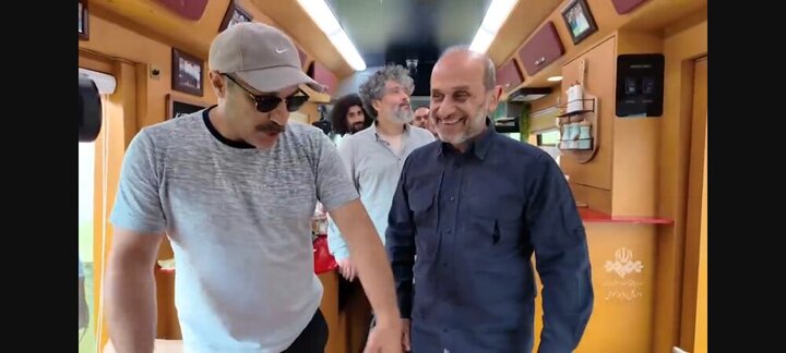 انتشار ویدئویی از حضور جبلی در پشت‌صحنه «پایتخت ۷»