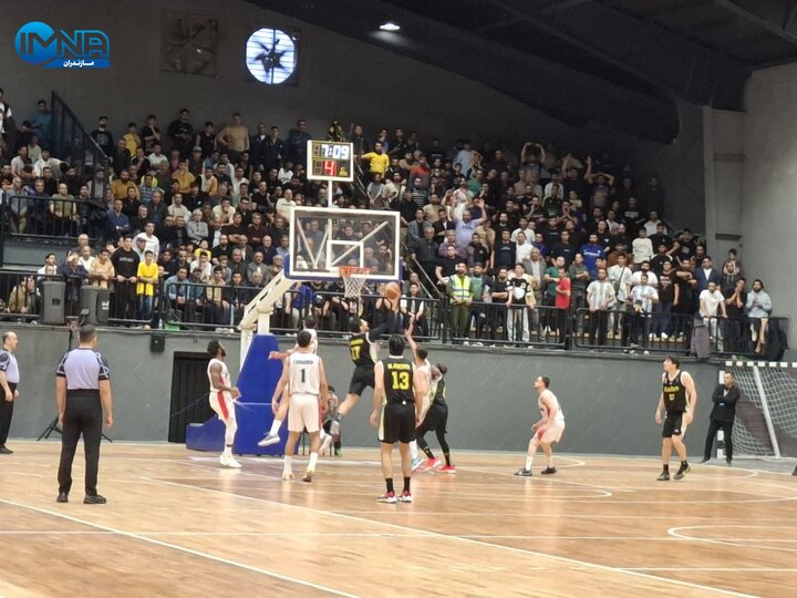 شکست کاله مازندران در دومین بازی رقابت‌های نیمه‌نهایی لیگ برتر بسکتبال